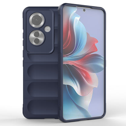 OPPO Reno11 F 5G Global Magic Shield TPU + Flannel Phone Case: Durable, Non-toxic, Easy Access, Stylish Design