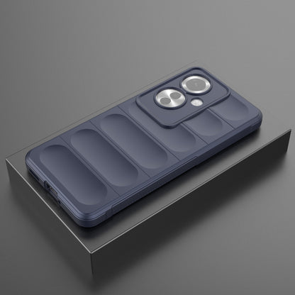 OPPO Reno11 F 5G Global Magic Shield TPU + Flannel Phone Case: Durable, Non-toxic, Easy Access, Stylish Design