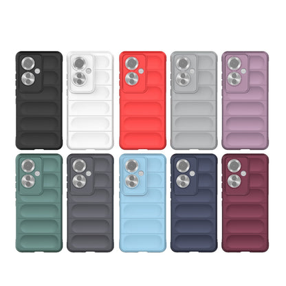 OPPO Reno11 F 5G Global Magic Shield TPU + Flannel Phone Case: Durable, Non-toxic, Easy Access, Stylish Design
