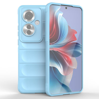 OPPO Reno11 F 5G Global Magic Shield TPU + Flannel Phone Case: Durable, Non-toxic, Easy Access, Stylish Design