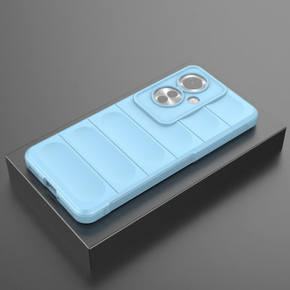 OPPO Reno11 F 5G Global Magic Shield TPU + Flannel Phone Case: Durable, Non-toxic, Easy Access, Stylish Design