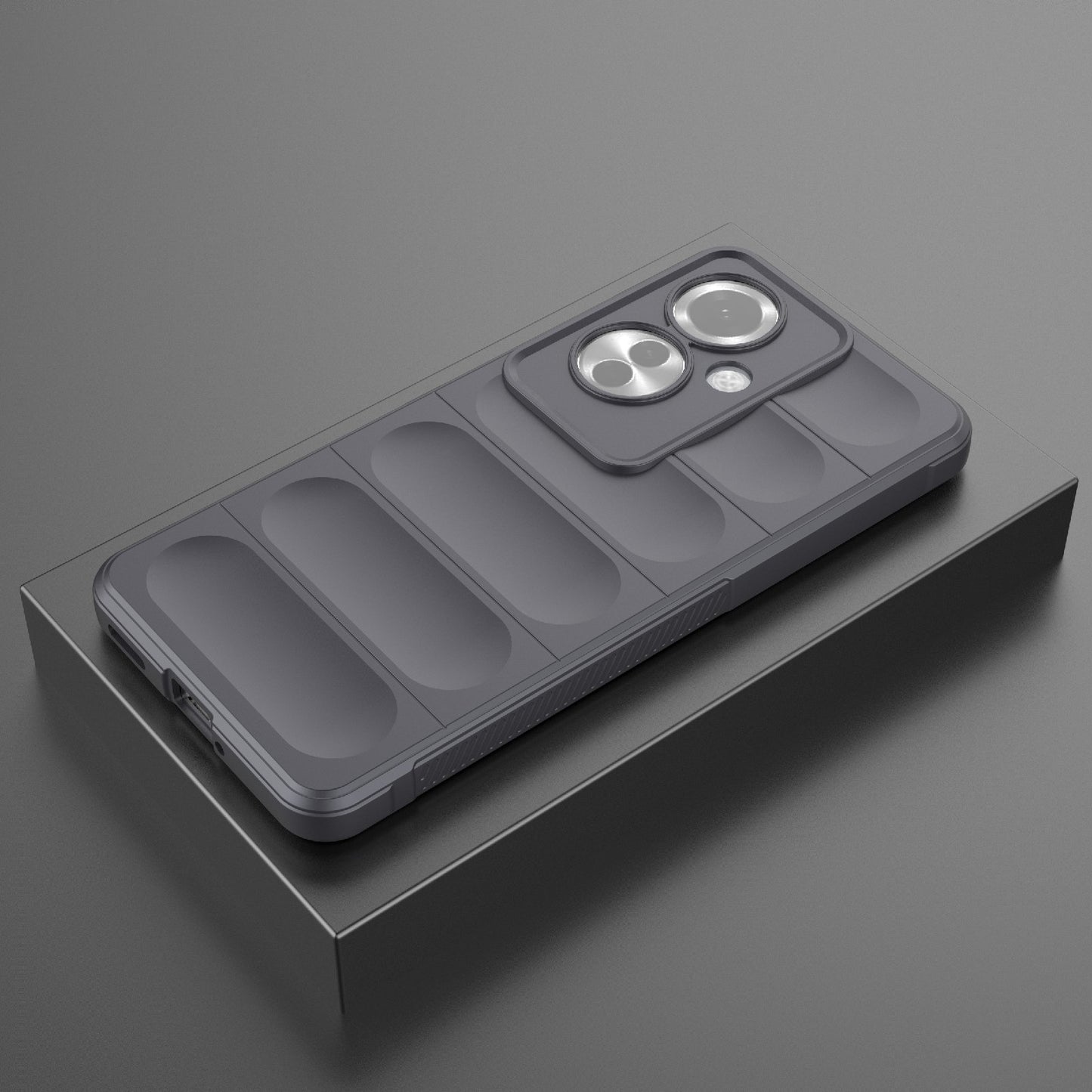 OPPO Reno11 F 5G Global Magic Shield TPU + Flannel Phone Case: Durable, Non-toxic, Easy Access, Stylish Design
