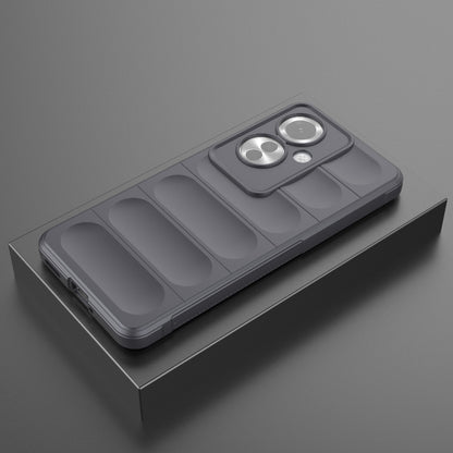 OPPO Reno11 F 5G Global Magic Shield TPU + Flannel Phone Case: Durable, Non-toxic, Easy Access, Stylish Design