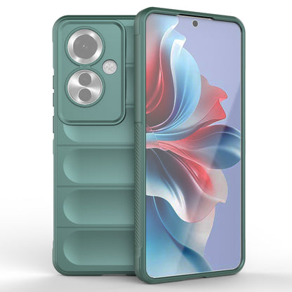 OPPO Reno11 F 5G Global Magic Shield TPU + Flannel Phone Case: Durable, Non-toxic, Easy Access, Stylish Design