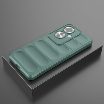 OPPO Reno11 F 5G Global Magic Shield TPU + Flannel Phone Case: Durable, Non-toxic, Easy Access, Stylish Design
