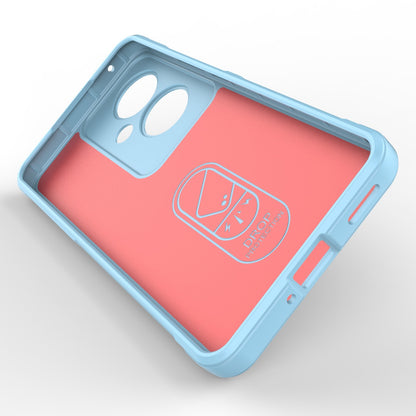 OPPO Reno11 F 5G Global Magic Shield TPU + Flannel Phone Case: Durable, Non-toxic, Easy Access, Stylish Design