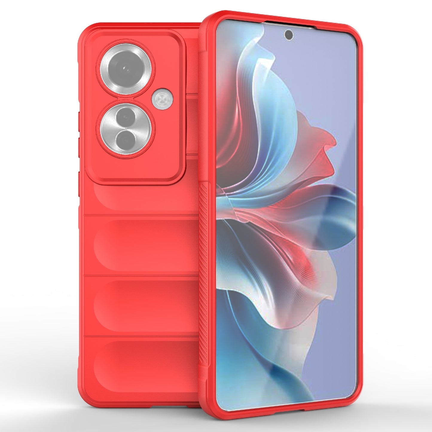 OPPO Reno11 F 5G Global Magic Shield TPU + Flannel Phone Case: Durable, Non-toxic, Easy Access, Stylish Design