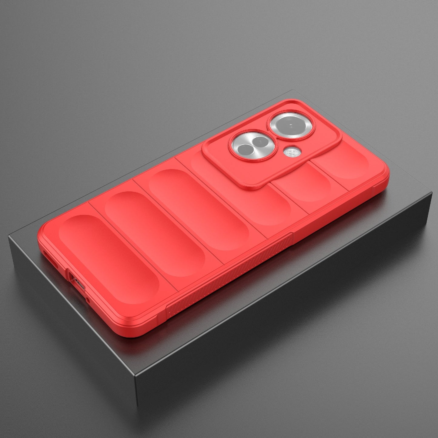 OPPO Reno11 F 5G Global Magic Shield TPU + Flannel Phone Case: Durable, Non-toxic, Easy Access, Stylish Design