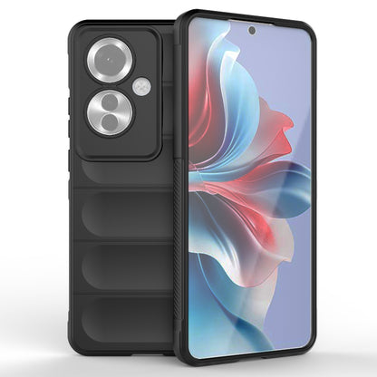 OPPO Reno11 F 5G Global Magic Shield TPU + Flannel Phone Case: Durable, Non-toxic, Easy Access, Stylish Design