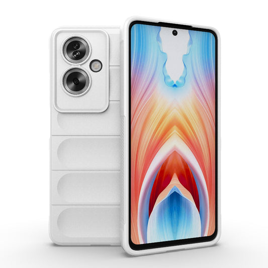 OPPO A79 5G Global Magic Shield TPU + Flannel Phone Case: Durable, Non-toxic, Easy Access, Stylish Design