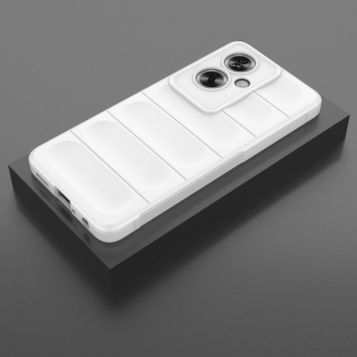 OPPO A79 5G Global Magic Shield TPU + Flannel Phone Case: Durable, Non-toxic, Easy Access, Stylish Design