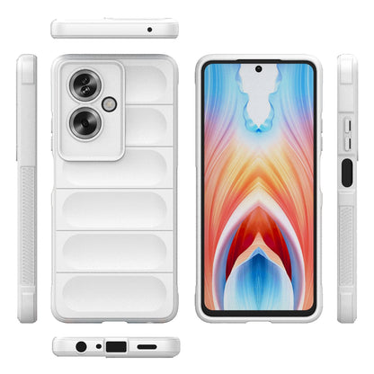 OPPO A79 5G Global Magic Shield TPU + Flannel Phone Case: Durable, Non-toxic, Easy Access, Stylish Design