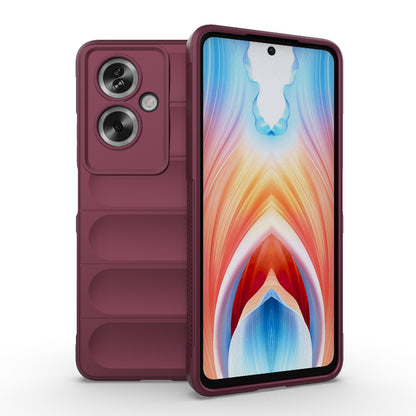 OPPO A79 5G Global Magic Shield TPU + Flannel Phone Case: Durable, Non-toxic, Easy Access, Stylish Design