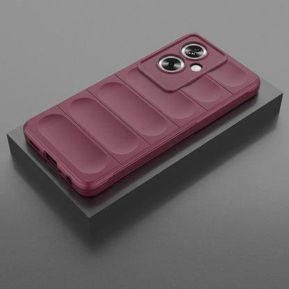 OPPO A79 5G Global Magic Shield TPU + Flannel Phone Case: Durable, Non-toxic, Easy Access, Stylish Design