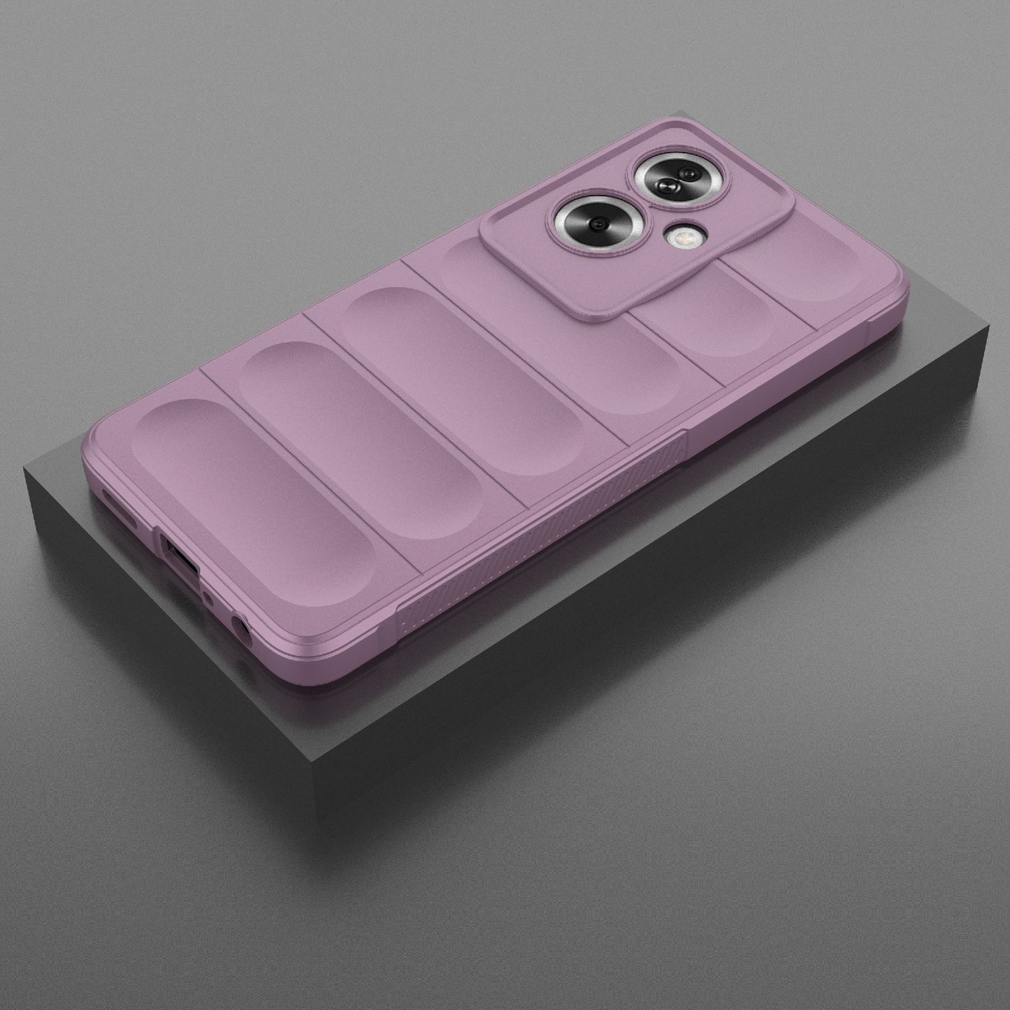 OPPO A79 5G Global Magic Shield TPU + Flannel Phone Case: Durable, Non-toxic, Easy Access, Stylish Design
