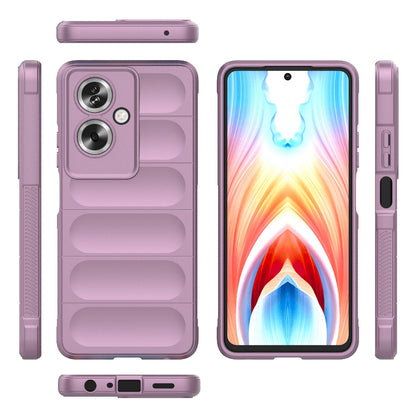 OPPO A79 5G Global Magic Shield TPU + Flannel Phone Case: Durable, Non-toxic, Easy Access, Stylish Design
