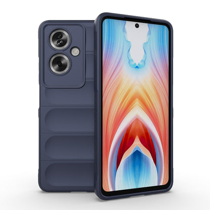 OPPO A79 5G Global Magic Shield TPU + Flannel Phone Case: Durable, Non-toxic, Easy Access, Stylish Design