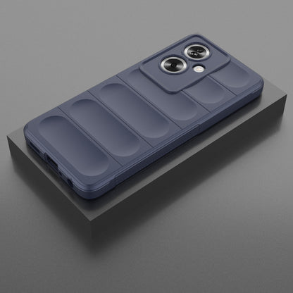 OPPO A79 5G Global Magic Shield TPU + Flannel Phone Case: Durable, Non-toxic, Easy Access, Stylish Design