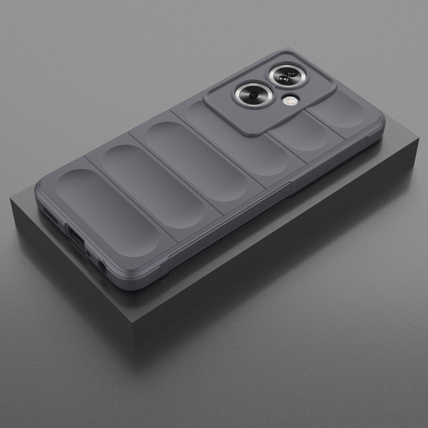 OPPO A79 5G Global Magic Shield TPU + Flannel Phone Case: Durable, Non-toxic, Easy Access, Stylish Design