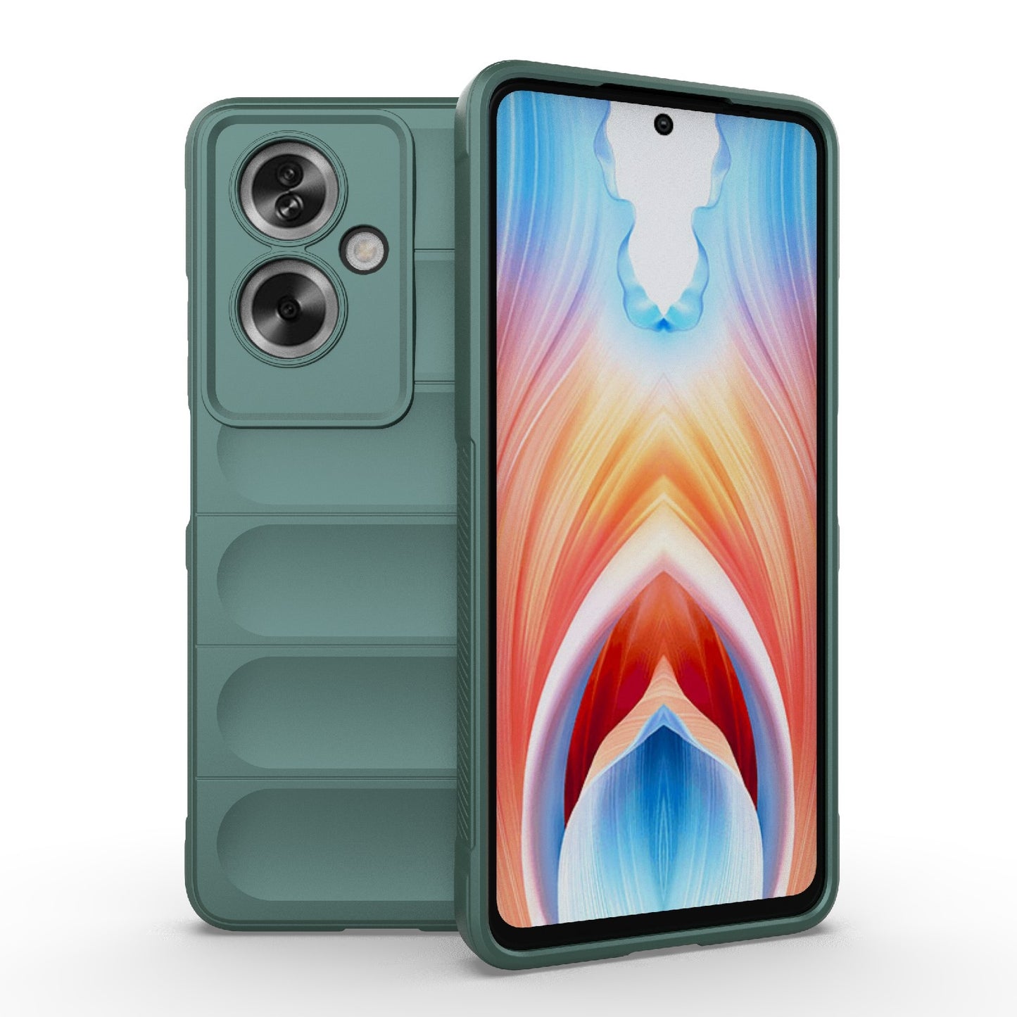 OPPO A79 5G Global Magic Shield TPU + Flannel Phone Case: Durable, Non-toxic, Easy Access, Stylish Design