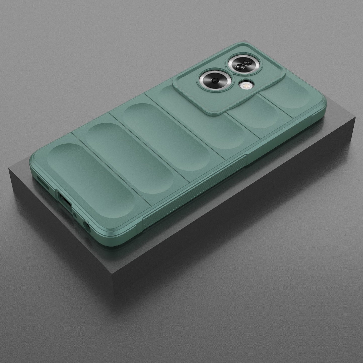 OPPO A79 5G Global Magic Shield TPU + Flannel Phone Case: Durable, Non-toxic, Easy Access, Stylish Design