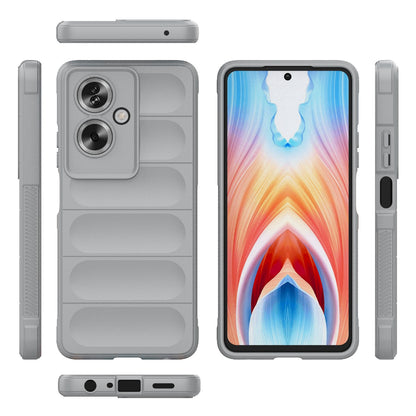 OPPO A79 5G Global Magic Shield TPU + Flannel Phone Case: Durable, Non-toxic, Easy Access, Stylish Design