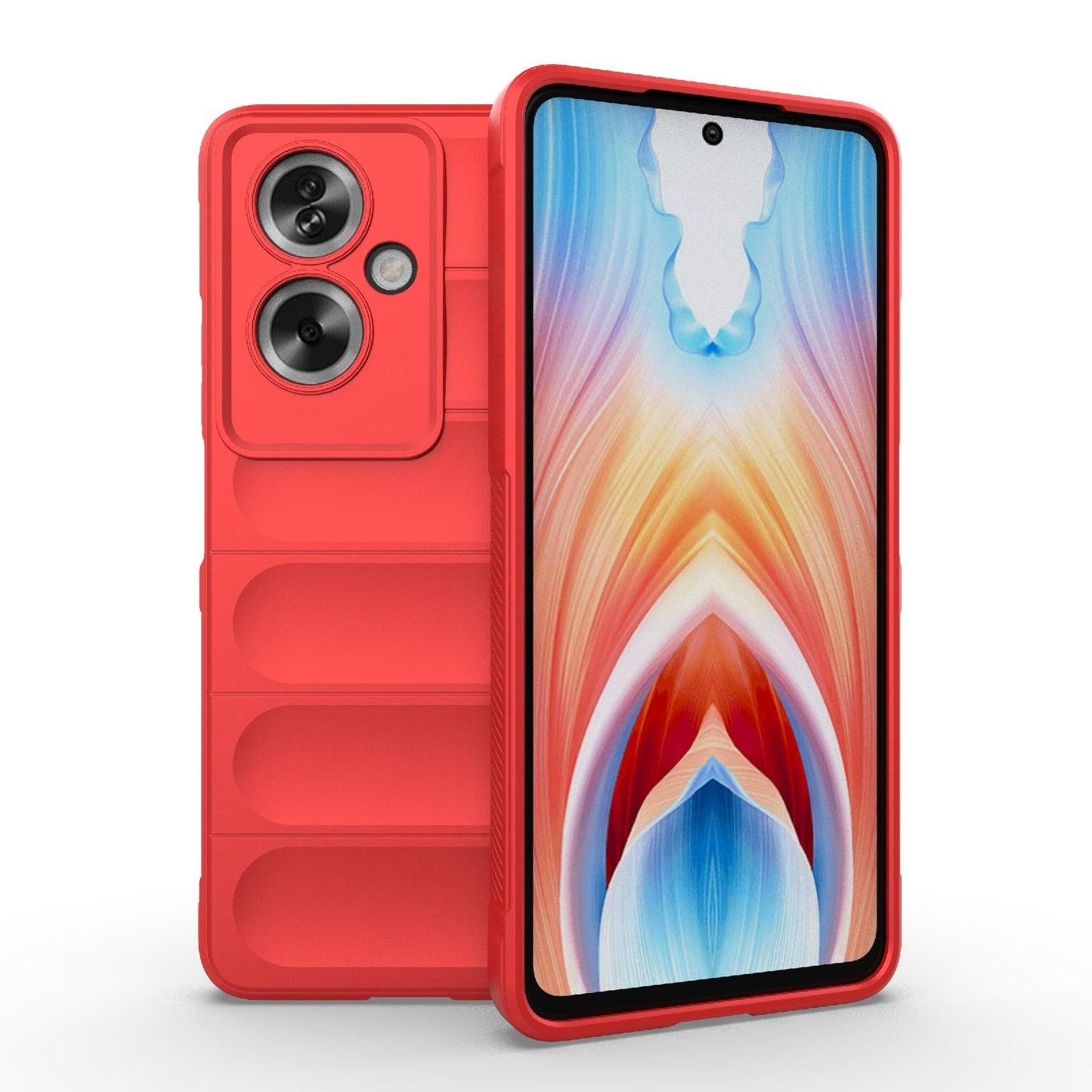 OPPO A79 5G Global Magic Shield TPU + Flannel Phone Case: Durable, Non-toxic, Easy Access, Stylish Design