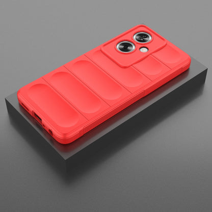 OPPO A79 5G Global Magic Shield TPU + Flannel Phone Case: Durable, Non-toxic, Easy Access, Stylish Design