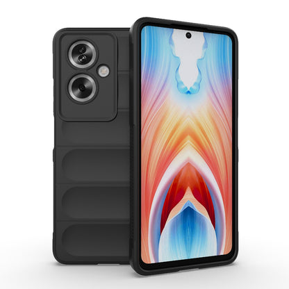 OPPO A79 5G Global Magic Shield TPU + Flannel Phone Case: Durable, Non-toxic, Easy Access, Stylish Design
