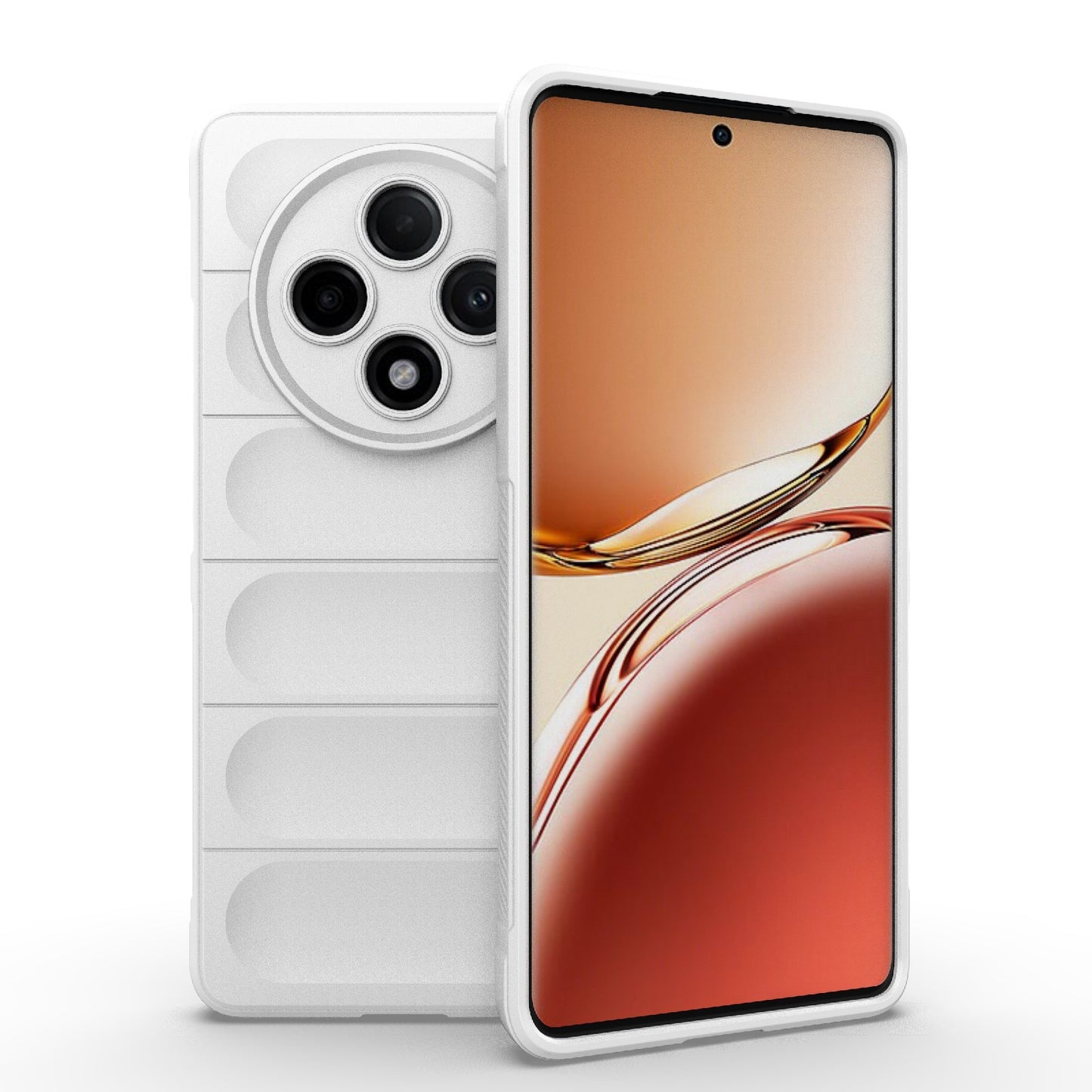 OPPO A3 Pro 5G Magic Shield TPU + Flannel Phone Case: Durable, Non-toxic, Easy Access, Stylish Design