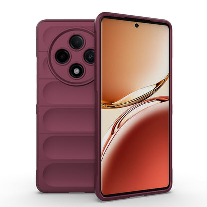 OPPO F27 Pro+ Magic Shield TPU + Flannel Phone Case: Durable, Non-toxic, Easy Access, Stylish Design