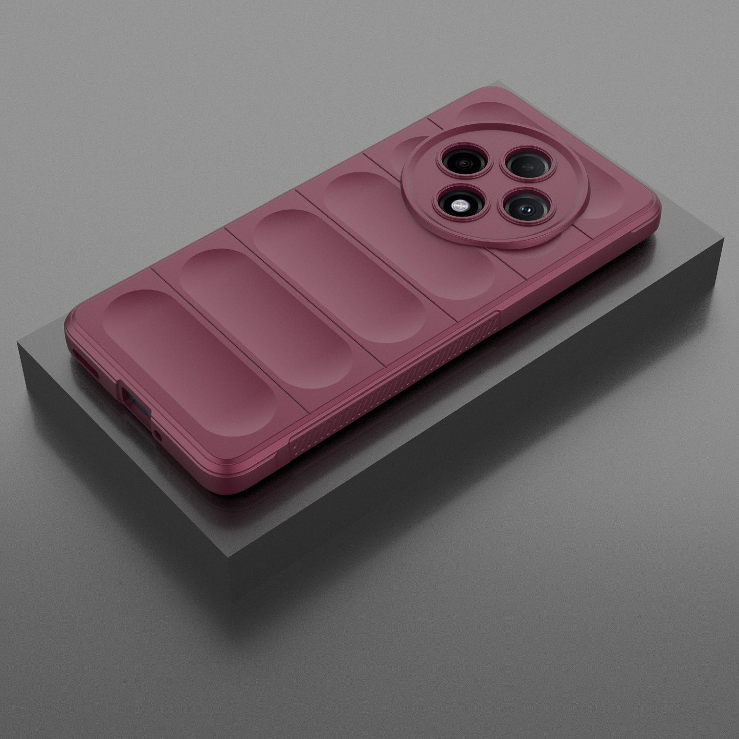 OPPO F27 Pro+ Magic Shield TPU + Flannel Phone Case: Durable, Non-toxic, Easy Access, Stylish Design