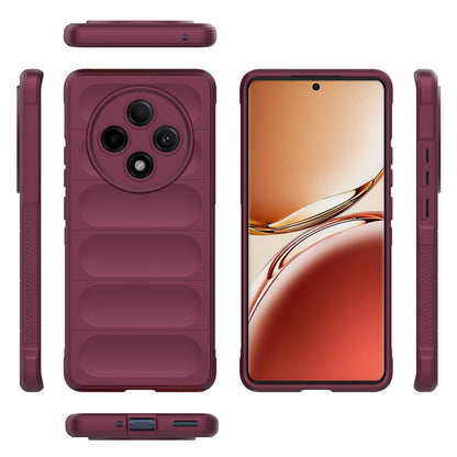 OPPO F27 Pro+ Magic Shield TPU + Flannel Phone Case: Durable, Non-toxic, Easy Access, Stylish Design