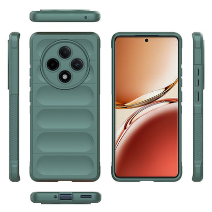 OPPO F27 Pro+ Magic Shield TPU + Flannel Phone Case: Durable, Non-toxic, Easy Access, Stylish Design
