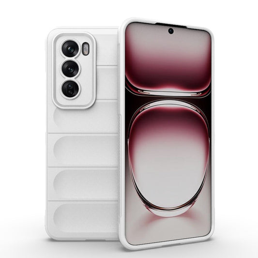 OPPO Reno12 Global Magic Shield TPU + Flannel Phone Case: Durable, Non-toxic, Easy Access, Stylish Design