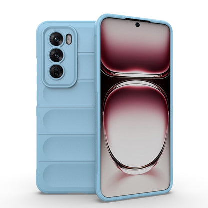 OPPO Reno12 Global Magic Shield TPU + Flannel Phone Case: Durable, Non-toxic, Easy Access, Stylish Design