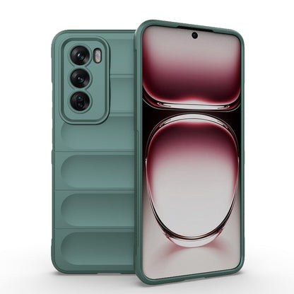 OPPO Reno12 Global Magic Shield TPU + Flannel Phone Case: Durable, Non-toxic, Easy Access, Stylish Design