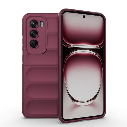 OPPO Reno12 Pro Global Magic Shield TPU + Flannel Phone Case: Durable, Non-toxic, Easy Access, Stylish Design