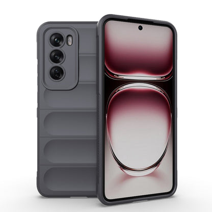 OPPO Reno12 Pro Global Magic Shield TPU + Flannel Phone Case: Durable, Non-toxic, Easy Access, Stylish Design