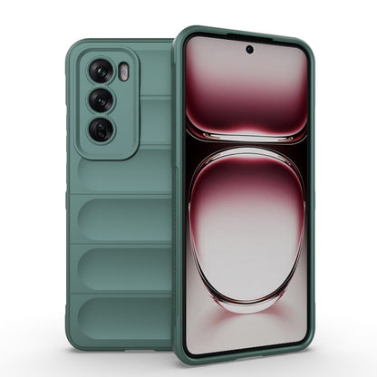 OPPO Reno12 Pro Global Magic Shield TPU + Flannel Phone Case: Durable, Non-toxic, Easy Access, Stylish Design