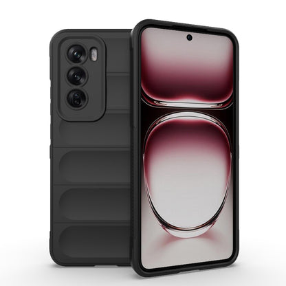 OPPO Reno12 Pro Global Magic Shield TPU + Flannel Phone Case: Durable, Non-toxic, Easy Access, Stylish Design