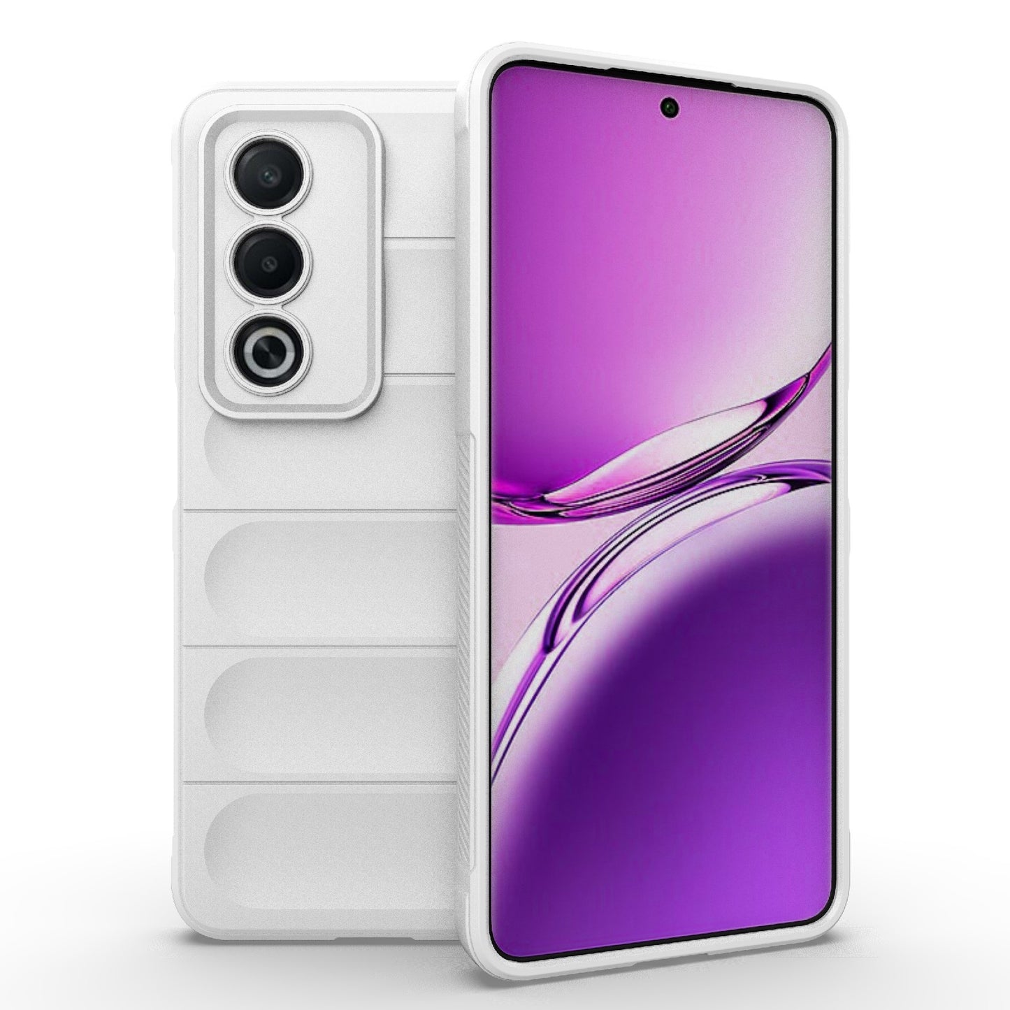 OPPO A3 Pro India Magic Shield TPU + Flannel Phone Case: Durable, Non-toxic, Easy Access, Stylish Design