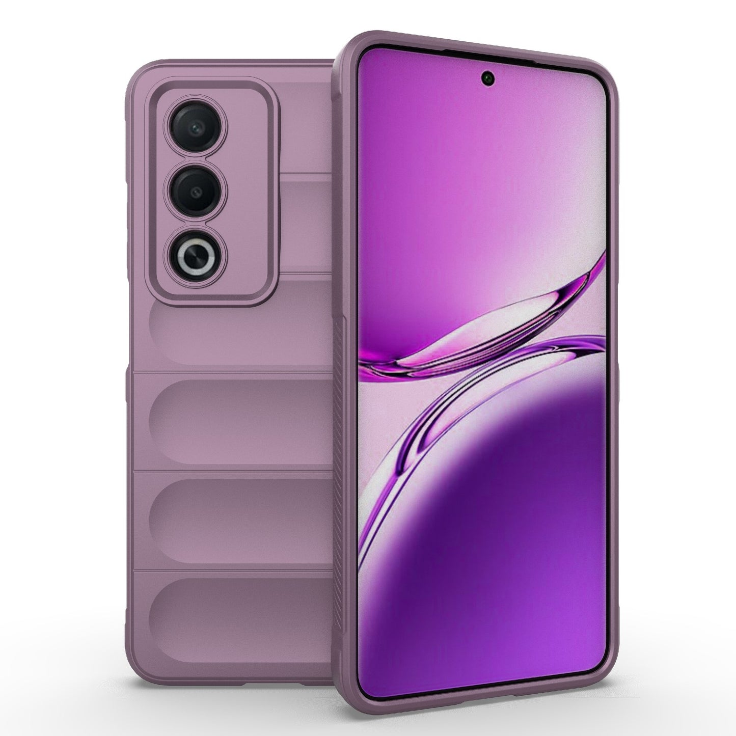 OPPO A3 Pro India Magic Shield TPU + Flannel Phone Case: Durable, Non-toxic, Easy Access, Stylish Design