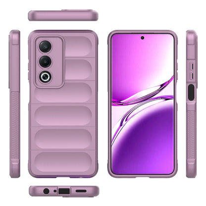 OPPO A3 Pro India Magic Shield TPU + Flannel Phone Case: Durable, Non-toxic, Easy Access, Stylish Design