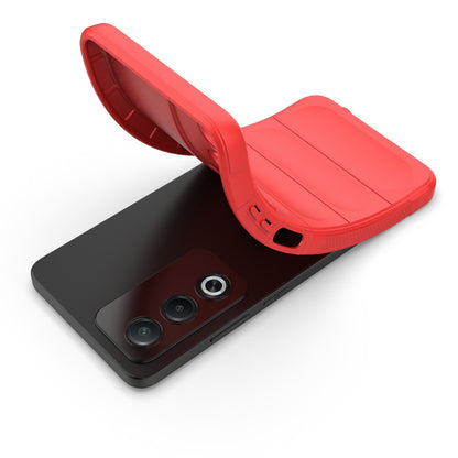 OPPO A3 Pro India Magic Shield TPU + Flannel Phone Case: Durable, Non-toxic, Easy Access, Stylish Design