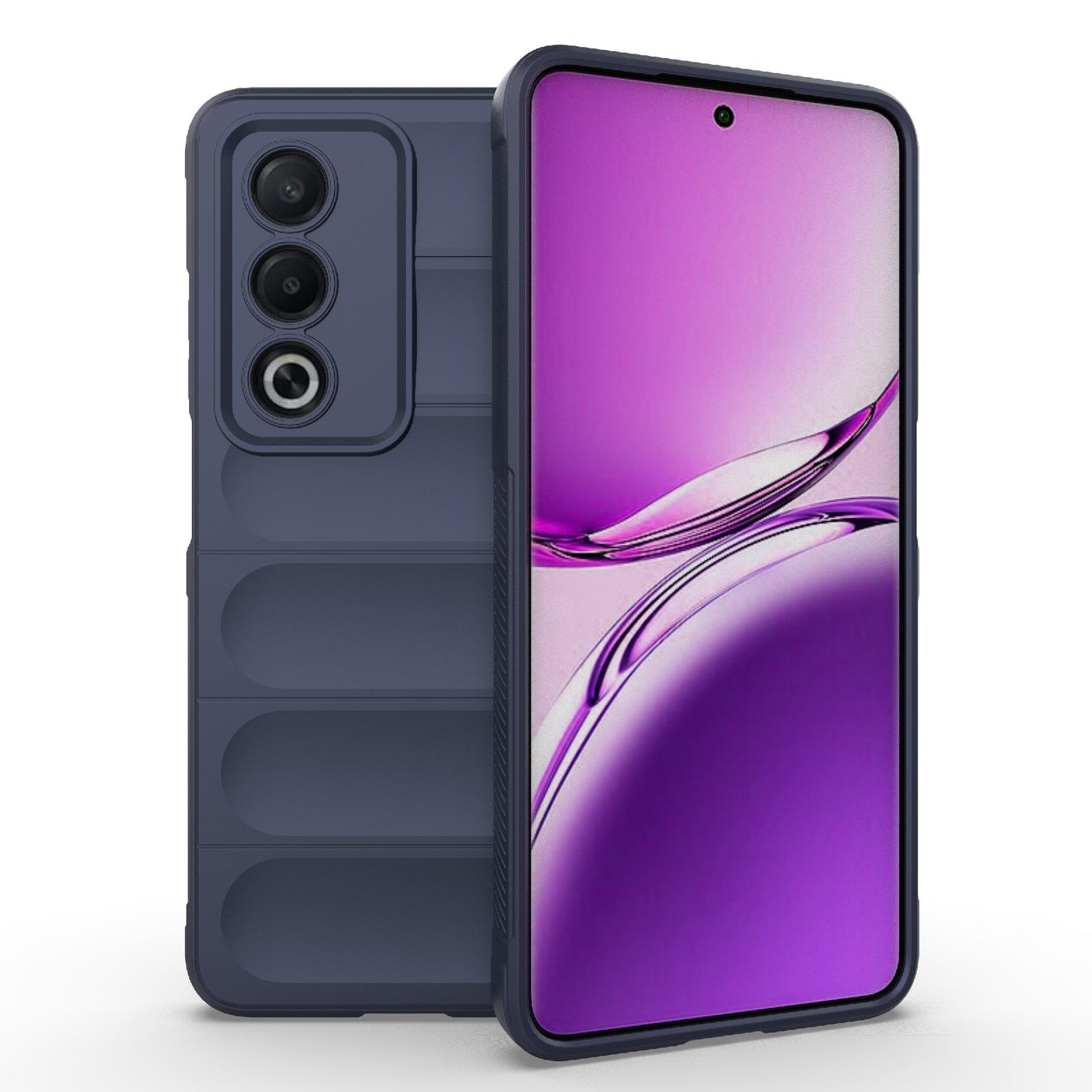 OPPO A3 Pro India Magic Shield TPU + Flannel Phone Case: Durable, Non-toxic, Easy Access, Stylish Design
