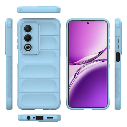 OPPO A3 Pro India Magic Shield TPU + Flannel Phone Case: Durable, Non-toxic, Easy Access, Stylish Design