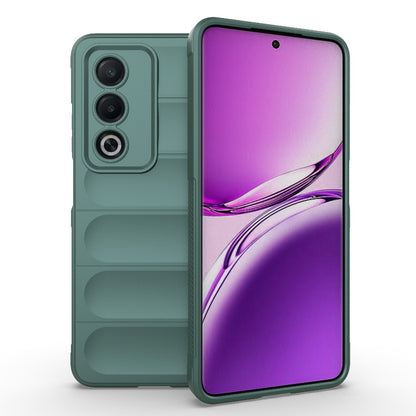 OPPO A3 Pro India Magic Shield TPU + Flannel Phone Case: Durable, Non-toxic, Easy Access, Stylish Design