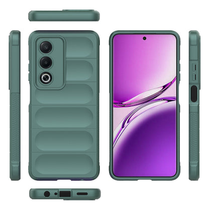 OPPO A3 Pro India Magic Shield TPU + Flannel Phone Case: Durable, Non-toxic, Easy Access, Stylish Design