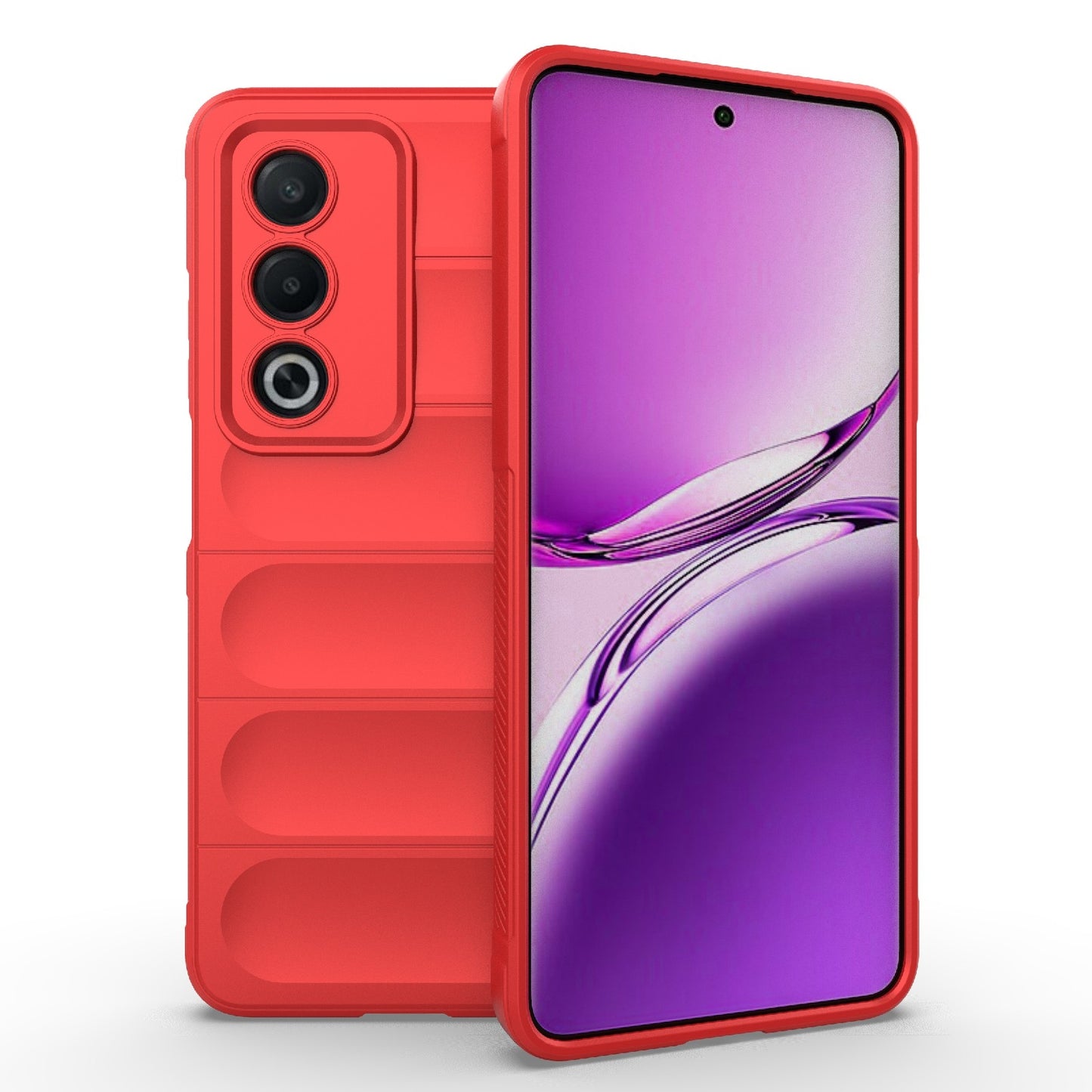OPPO A3 Pro India Magic Shield TPU + Flannel Phone Case: Durable, Non-toxic, Easy Access, Stylish Design